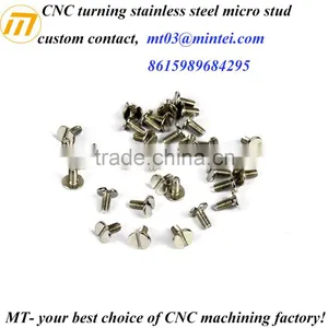 Custom CNC Turning Precision Pan Head Micro Slotted Drive Screws thumbnail-1