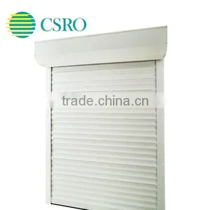 Galvanized Steel Vertical Roller Shutter Doors With 77mm PU Foam Slats thumbnail-3