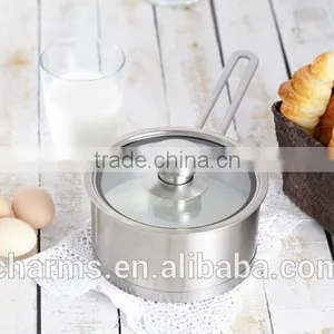 304 Stainless Steel Milk Pans Induction Stainless Cookware thumbnail-3
