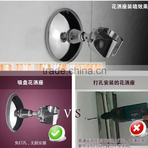 Bathroom Shower Holder Suction Cup Wall Braket [lastic Shower Holder Shower Hinge Plastic Shower Holders thumbnail-2