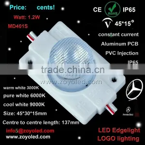 Waterproof 1 Chips 2835 Smd Led Injection Module With Wide Degree Lens thumbnail-1