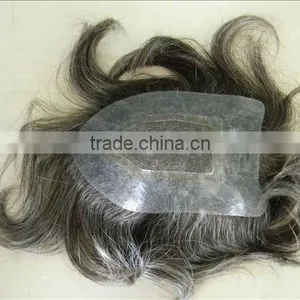 100%human Hair Toupee for Men thumbnail-1