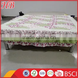 2016 Fashion Design 100% Polyester High Quality Service Strict Inspection Different Style Plain Patchwork Quilt thumbnail-4