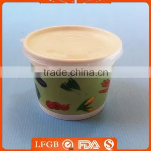 Customized Printing PE Coated Disposable Paper Soup Bowls With Lids thumbnail-4