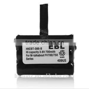 EBL 2-Way Radio Battery For 53617 KEBT-086-B 3XCAAA TalkAbout FV700 thumbnail-1