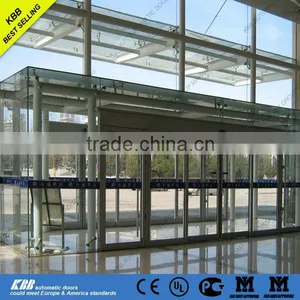Automatic Stainless Steel Frame Glass Sliding Door Design thumbnail-1