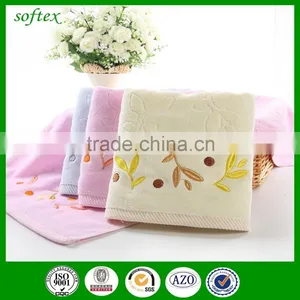 Velvet Towel Leaves High-grade EMBROIDERED HAND TOWEL GIFT SETS thumbnail-6