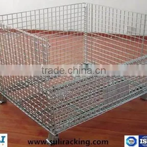 Metal Collapsible Storage Stacking Tyre Rack or Cage thumbnail-1
