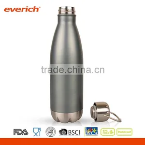 Colorful Spray Paint Double Wall Stainless Steel 27oz Cola Shaped Water Bottle With Portable Lid thumbnail-3