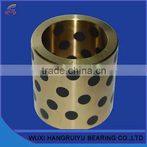 35 * 45 * 50 mm Steel and Bronze Graphite Embeded Oilless Bushing Bearing Used in Injection Motion Machines thumbnail-2