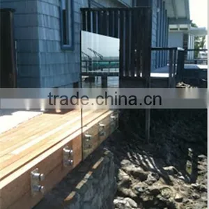 Stainless Steel Double Glass Standoff With 200*100*10mm Back Plate thumbnail-6