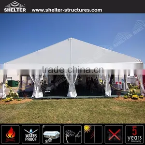 25x50m 1000 People a Shape Aluminum Pvc Roof and Side Wall Large Big Temporary Party Tent for Event and Party thumbnail-1