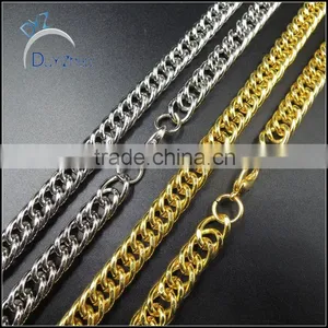 Latest Hip Hop Fashion Fake Gold Plated Brass Chains thumbnail-1