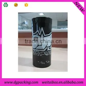 Black Plastic T-shirt Tube,stable Apparel Packaging Tube With Custom Design Quality Choice thumbnail-1