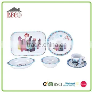 Cartoon Characters Design Children Use Melamine Cute Dinner Set thumbnail-1