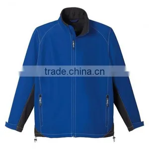 OEM Service Blue Mountain Sport Waterproof Softshell Jacket for Men thumbnail-1