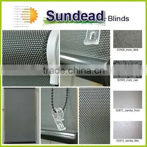 Blackout Shiny Vinyl Curtain and Blinds Double-printing Pattern Fire Retardant thumbnail-2