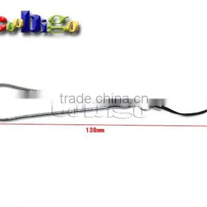 Mobile Cell Phone Strap Lariat Black With Chain Plated (138mm Length) Fit For Toy Keychain Accessories thumbnail-1