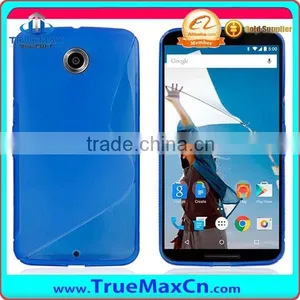 For Google r Motorola Nexus 6 S Type Soft TPU Case thumbnail-2