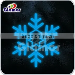 Shiny Merry Christmas Snowflake Shape Motif Light Design thumbnail-1