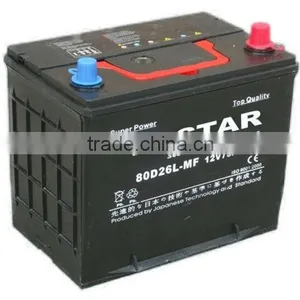 Car Battery 12v 75ah Maintenance Free Auto Battery for Truck thumbnail-1