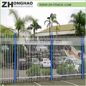 Powder Coated Security Galvanized Steel Fence thumbnail-1