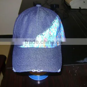 Jean Baseball Cap With Hot Transfer Printing thumbnail-1