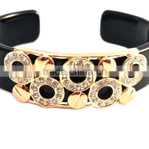 Featuring Gold Plated Detail and Loop Design Open Bangle thumbnail-2