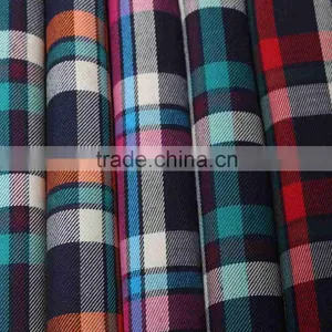 Cotton Twill Check Shirt Plaid Shirt Fabric of Twill Fabric thumbnail-6