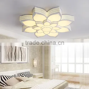 2016 Iron LED Ceiling Light Lotus Shaped Acrylic LED Ceiling Lamps thumbnail-3