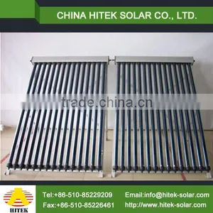 Super White Cloth Grain Toughened Glass Separate Pressure Solar Water Heater thumbnail-1