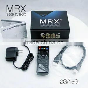 Smart tv Box With Kodi 15.2 Excellent 4K Output Amlogic S905 Quad Core Google Android 5.1 tv Box MRX 2G 16G thumbnail-3