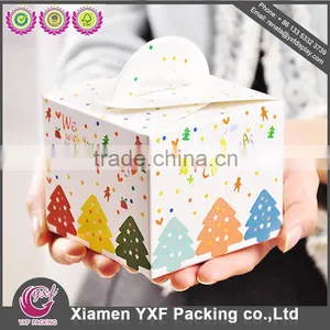 Christmas Party White Paper Box + White Ribbon thumbnail-6