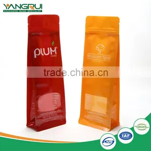 Transparent Square Bottom With Window Printed Heat Seal Plastic Bag Supplier's Choice thumbnail-1