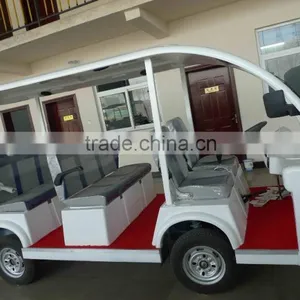 China Beautiful Design Electric Sightseeing Car!!! Bilayer Laminated Glass,wearproof and Anti-skidding thumbnail-2