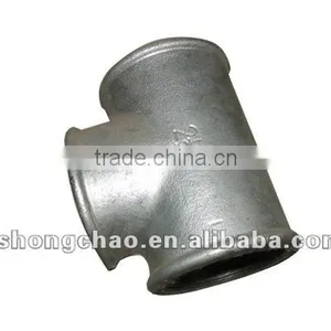 Malleable Iron Pipe Fitting Equal Tee thumbnail-1