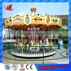 Factory Direct Sales Professional Modern Amusement Park Rides Luxury Carousel thumbnail-2