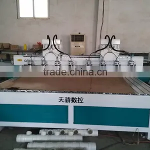 One Head Eight Spindle Hollow Relief Embossment Carving Machine thumbnail-1