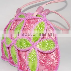 China Fashion Style Woman Shoulder Bag Leaf Design Fresh Color Medium Size thumbnail-6