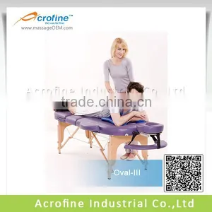 Wooden Massage Bed for Beauty Fancy Soft Leather Massage Bed thumbnail-2