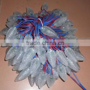 128 Node LED Pixel String ;DC12V Input,IP68;TM1804IC;with C9 Cover thumbnail-1