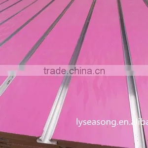 Highly Quality 18mm Slot Board Hangers /groove Mdf Board for Supermarket Good Displaying thumbnail-2