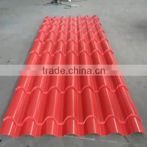 Automatic Metal Roof Tile Panel Roll Forming Machine / Aluminium Glazed Metcoppo Roof Tile Making Machine thumbnail-4