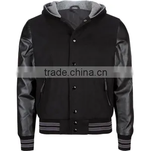 Fashion Salable High Quality Fleece Lined Bomber Jacket thumbnail-1