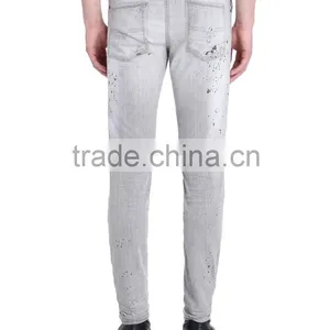 2015 Hot Sale Cheap Skinny Jeans For Men 100%Cotton Denim Wholesale Men Denim Jeans thumbnail-4