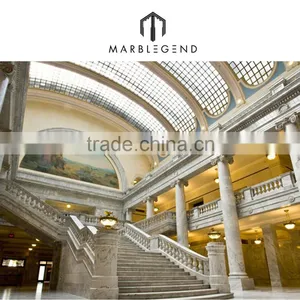 High Grade Customized Interior Lobby Stone Marble Balusters thumbnail-1
