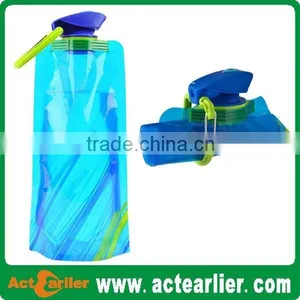 Foldable Plastic Water Bottle for Sports thumbnail-1