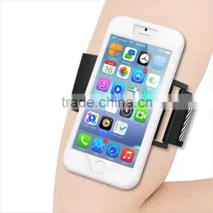 Hot Selling Armband Phone Case for IPhone 6s Silicone Shockproof Bicycling Armband With Mobile Phone Protective Case thumbnail-6
