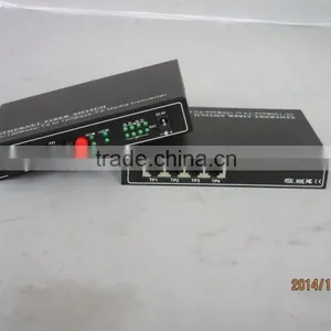 Fast Transmission Rate Fiber Optic Transceiver 2SFP Port & 4RJ45 Ports 100m, Fiber Optic Media Converter thumbnail-2
