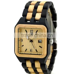 Wholesale Fashion Wood Wrist Watch With Custom Logo Red Sandalwood Wrist Watch thumbnail-4